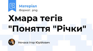 Хмара тегів "Поняття "Річки"