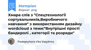 Хмара слів з "Спецтехнології сортувальників,Виробничого навчання" з використанням дизайну wordcloud з теми:"Внутрішні прості бандеролі , категорії та розряди"