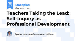 Teachers Taking the Lead: Self-Inquiry as Professional Development