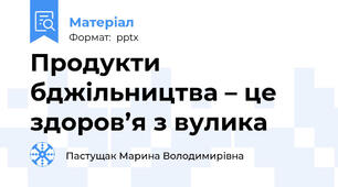 Продукти бджільництва – це здоров’я з вулика