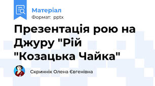 Презентація рою на Джуру "Рій "Козацька Чайка"