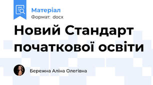 Новий Стандарт початкової освіти