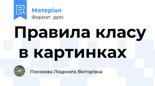 Правила класу  в картинках
