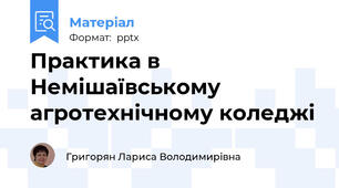 Практика в Немішаївському агротехнічному коледжі