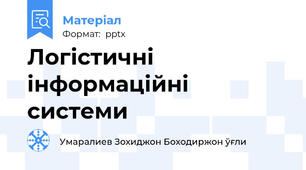 Логістичні інформаційні системи