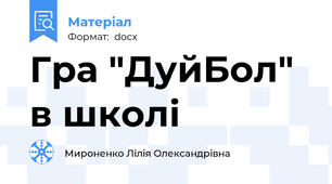 Гра "ДуйБол" в школі