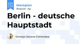 Berlin - deutsche Hauptstadt