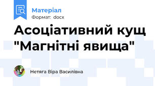 Асоціативний кущ "Магнітні явища"