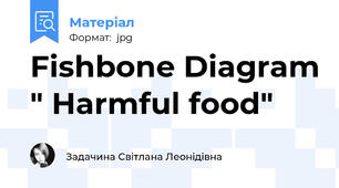 Fishbone Diagram " Harmful food"