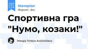 Спортивна гра "Нумо, козаки!"