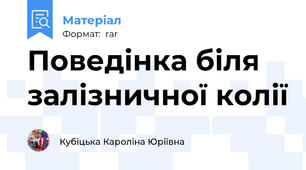 Поведінка біля залізничної колії