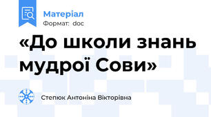 «До школи знань мудрої Сови»