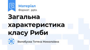Загальна характеристика класу Риби