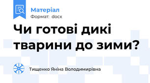 Чи готові дикі тварини до зими?