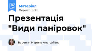 Презентація "Види паніровок"