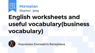 English worksheets and useful vocabulary(business vocabulary)