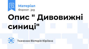 Опис " Дивовижні синиці"