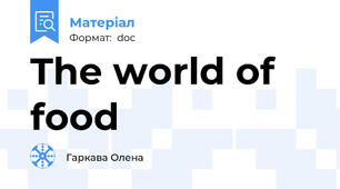 The world of food