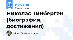 Николас Тинберген (биография, достижения)