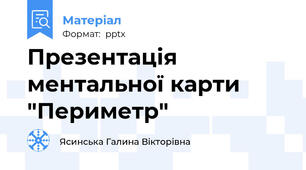 Презентація ментальної карти "Периметр"
