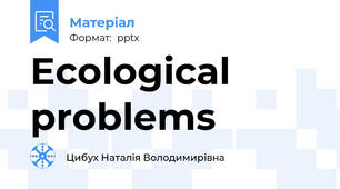 Ecological problems