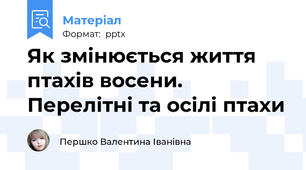 Як змінюється життя птахів восени. Перелітні та осілі птахи