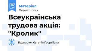 Всеукраїнська трудова акція: "Кролик"