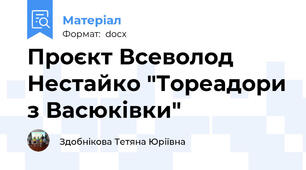 Проєкт Всеволод Нестайко "Тореадори з Васюківки"