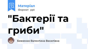 "Бактерії та гриби"