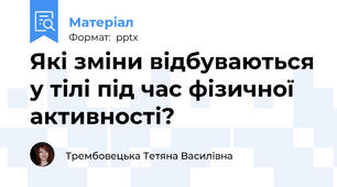 Які зміни відбуваються у тілі під час фізичної активності?