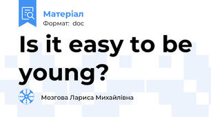 Is it easy to be young?