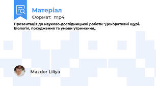 Презентація до науково-дослідницької роботи "Декоративні щурі. Біологія, походження та умови утримання,.