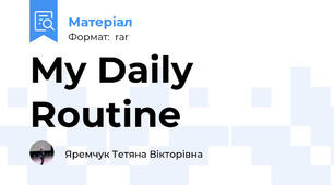 My Daily Routine