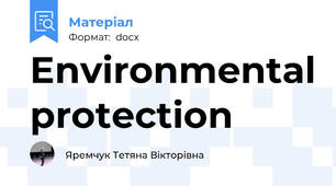 Environmental protection