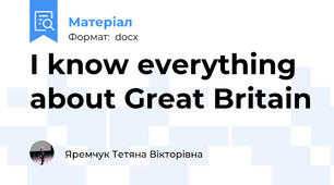 I know everything about Great Britain