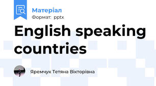 English speaking countries
