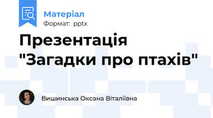 Презентація "Загадки про птахів"