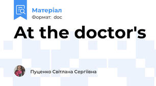 At the doctor's
