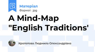 A Mind-Map "English Traditions'
