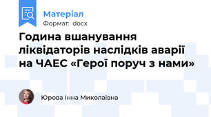 Година вшанування ліквідаторів наслідків аварії на ЧАЕС «Герої поруч з нами»