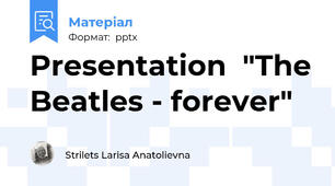 Presentation  "The Beatles - forever"