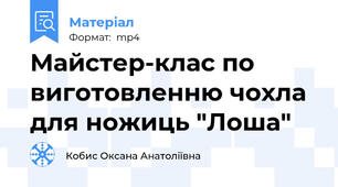 Майстер-клас по виготовленню чохла для ножиць "Лоша"