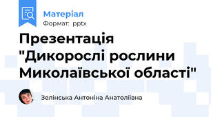 Презентація "Дикорослі рослини Миколаївської області"