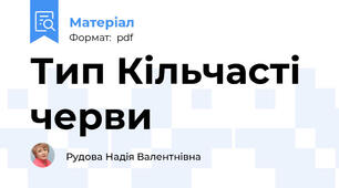 Тип Кільчасті черви