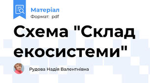 Схема "Склад екосистеми"