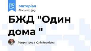 БЖД "Один дома "
