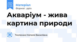 Акваріум - жива картина природи