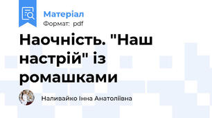 Наочність. "Наш настрій" із ромашками