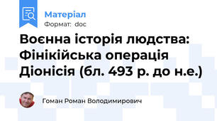 Воєнна історія людства: Фінікійська операція Діонісія (бл. 493 р. до н.е.)