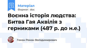 Воєнна історія людства: Битва Гая Аквілія з герниками (487 р. до н.е.)
